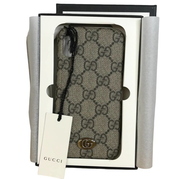 Gucci Ophidia Tessuto iPhone Monogram X/XS Case NIB - Picture 1 of 5